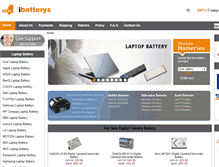 Tablet Screenshot of ibatterys.com